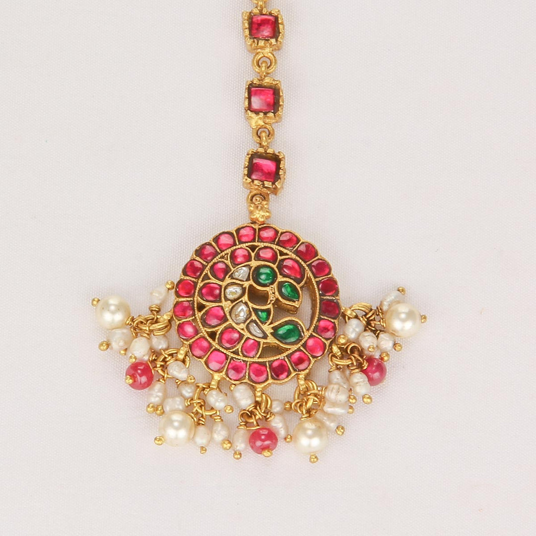 Lithika Kundan Maangtikka
