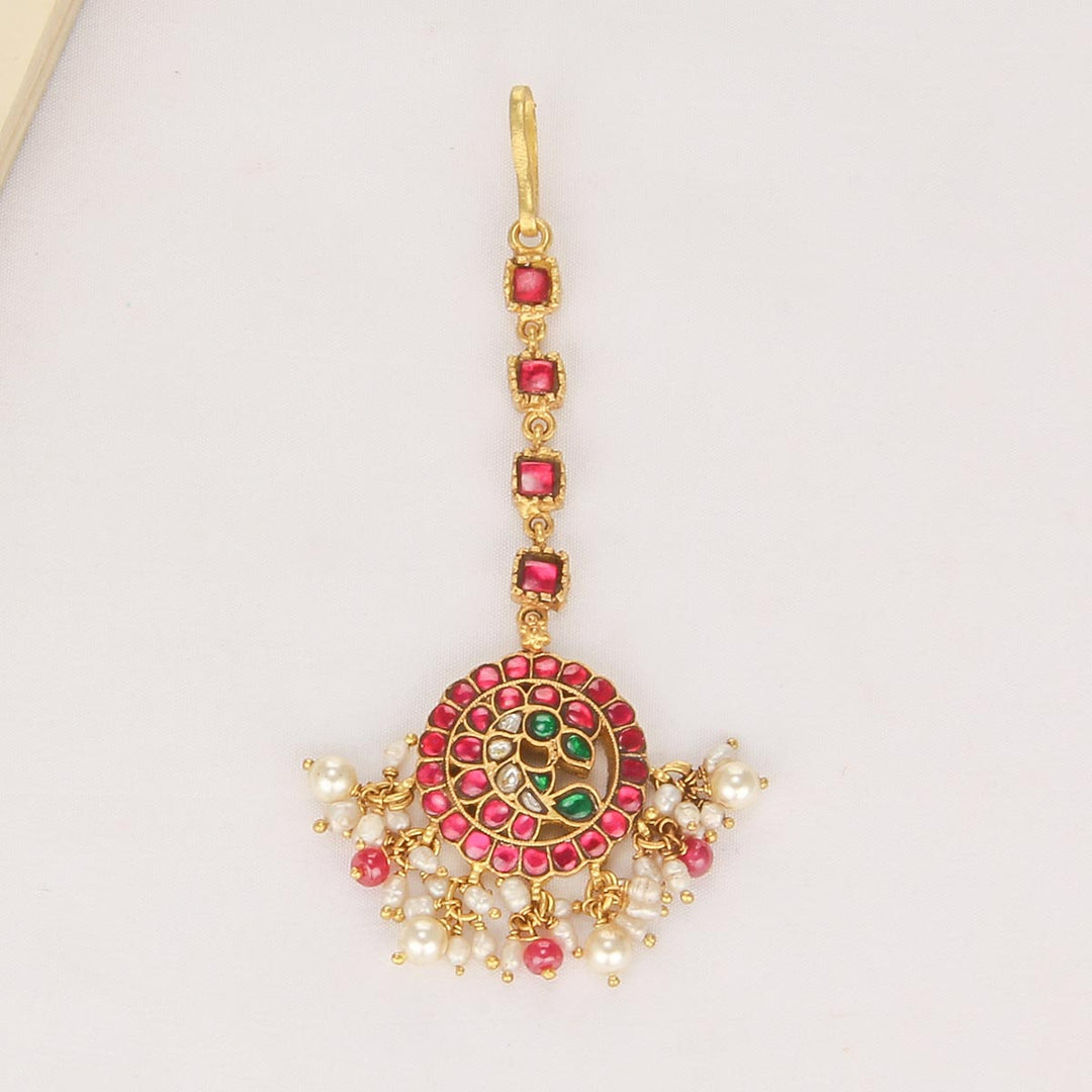 Lithika Kundan Maangtikka