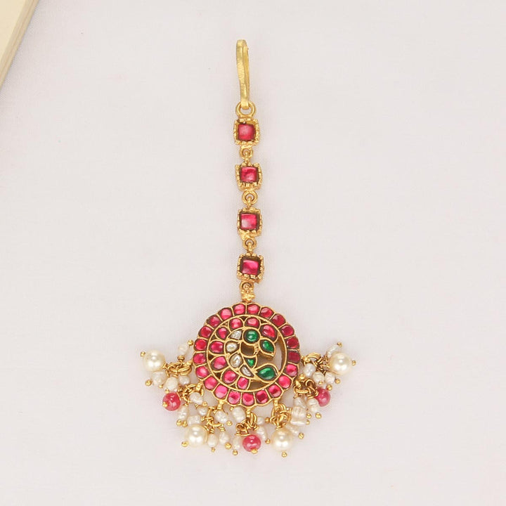 Lithika Kundan Maangtikka