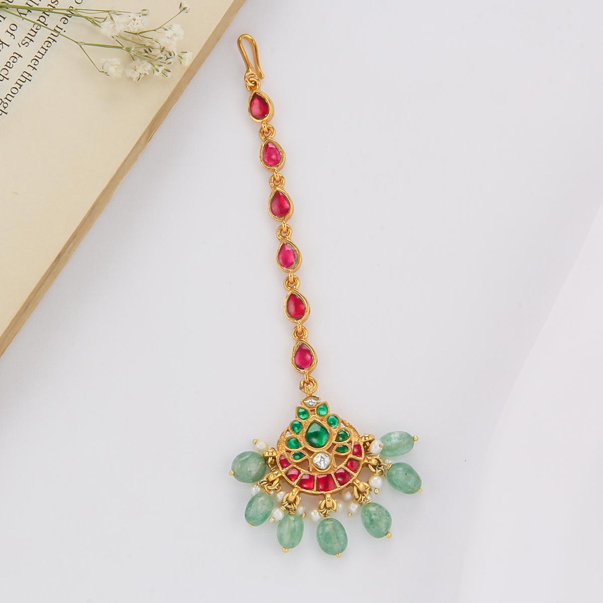 Pavisha Kundan Maangtikka – The Amethyst Store