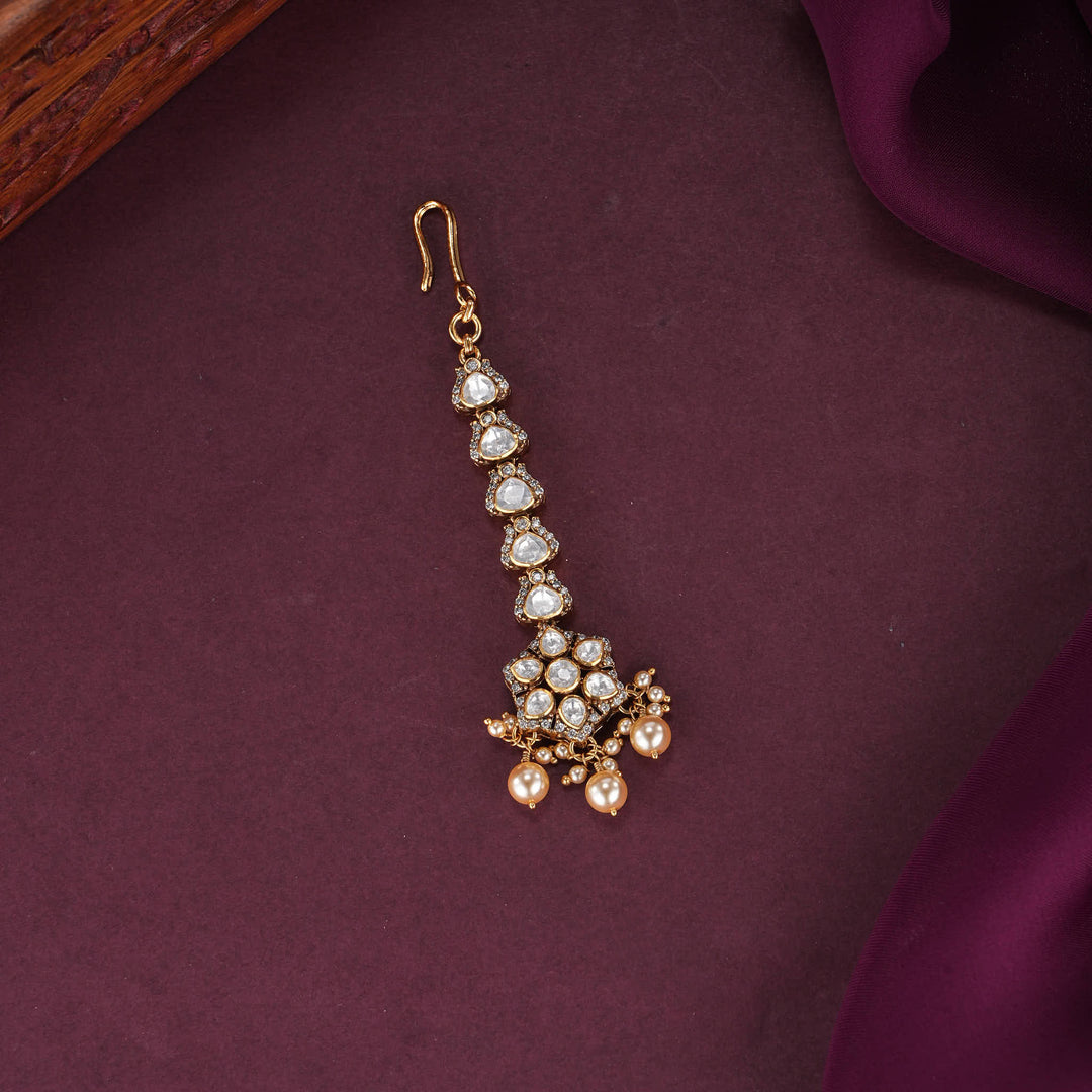 Venitha Moissanite  Maangtikka