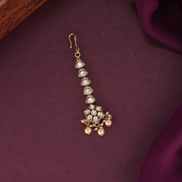 Venitha Moissanite  Maangtikka