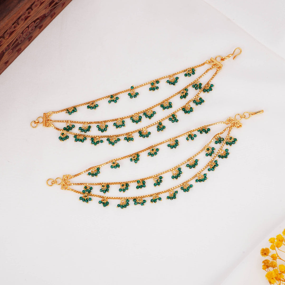 Bridal Green Hair Maatal