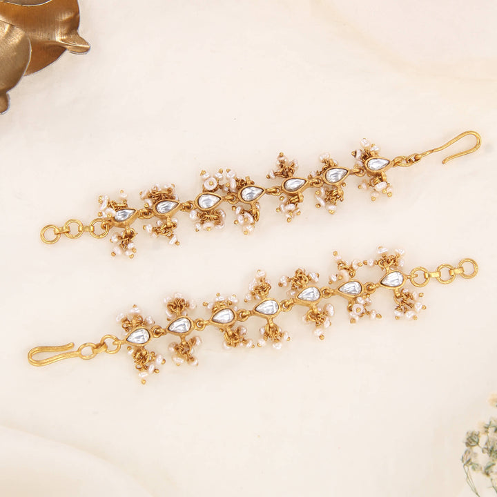 Captivating Wear Kundan Hair Maatal