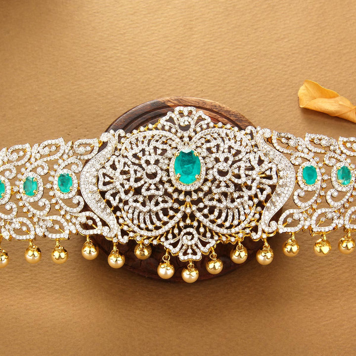 Bridal Diamond Like Oddiyanam