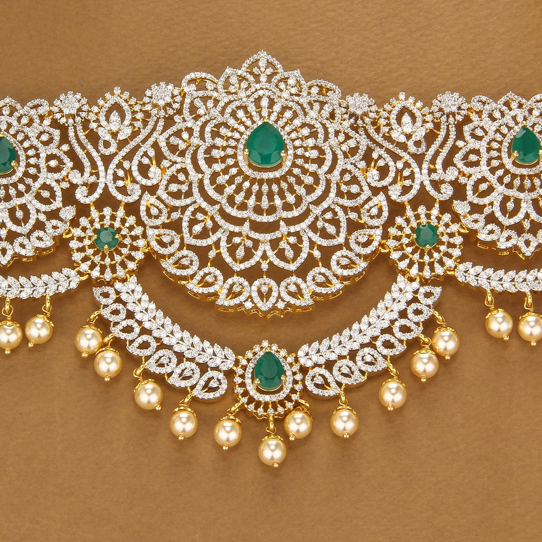 Bridal Diamond Like Oddiyanam