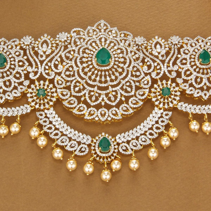 Bridal Diamond Like Oddiyanam