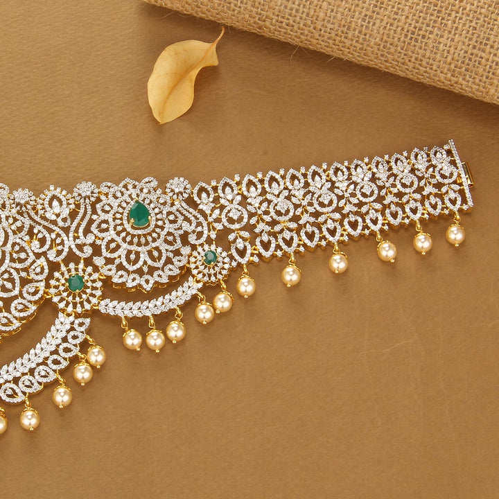 Bridal Diamond Like Oddiyanam