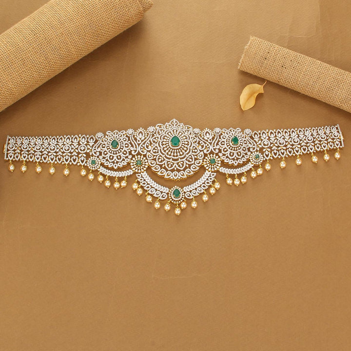 Bridal Diamond Like Oddiyanam