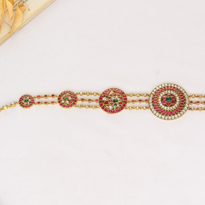 Bridal Kundan Oddiyanam