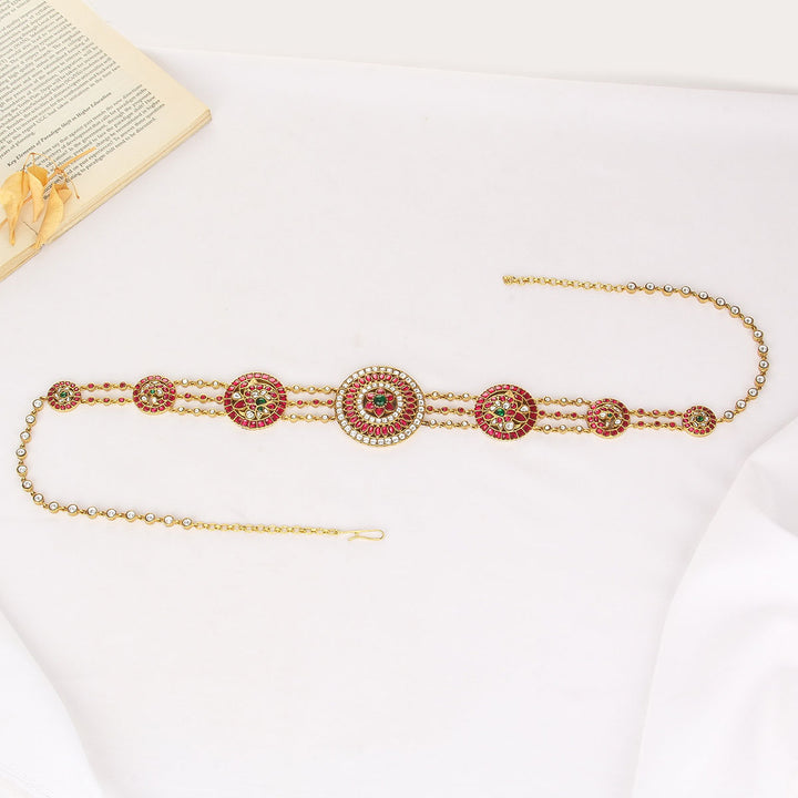 Bridal Kundan Oddiyanam