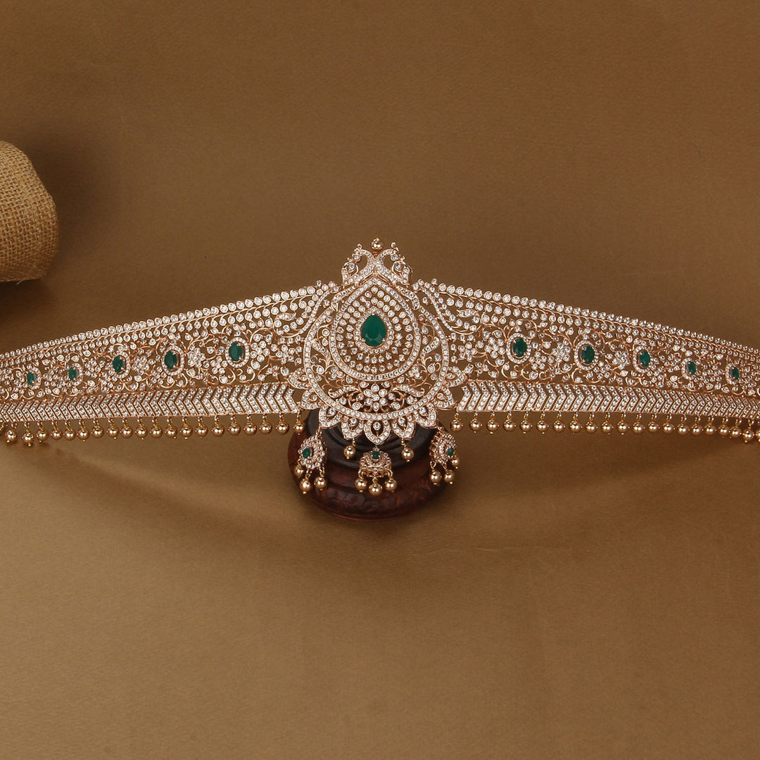 Bridal Spark Diamond Like Oddiyanam