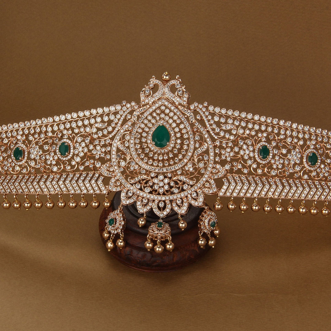 Bridal Spark Diamond Like Oddiyanam