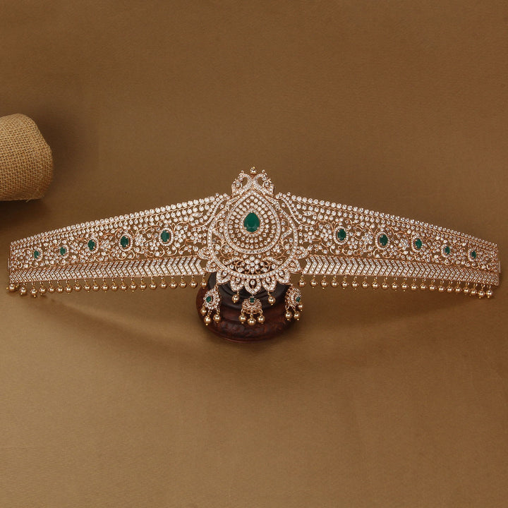 Bridal Spark Diamond Like Oddiyanam