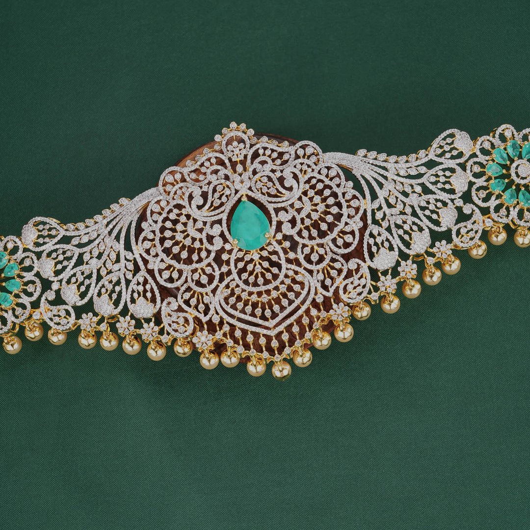 Stunning Diamond Like Oddiyanam