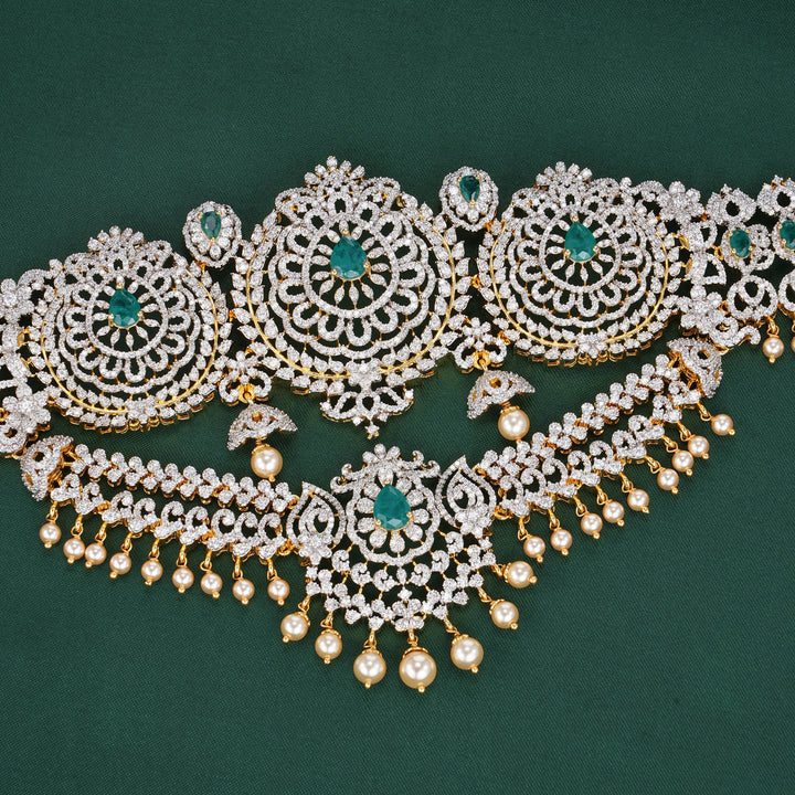 Bridal Diamond Like Oddiyanam
