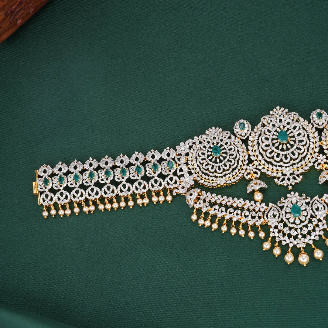 Bridal Diamond Like Oddiyanam