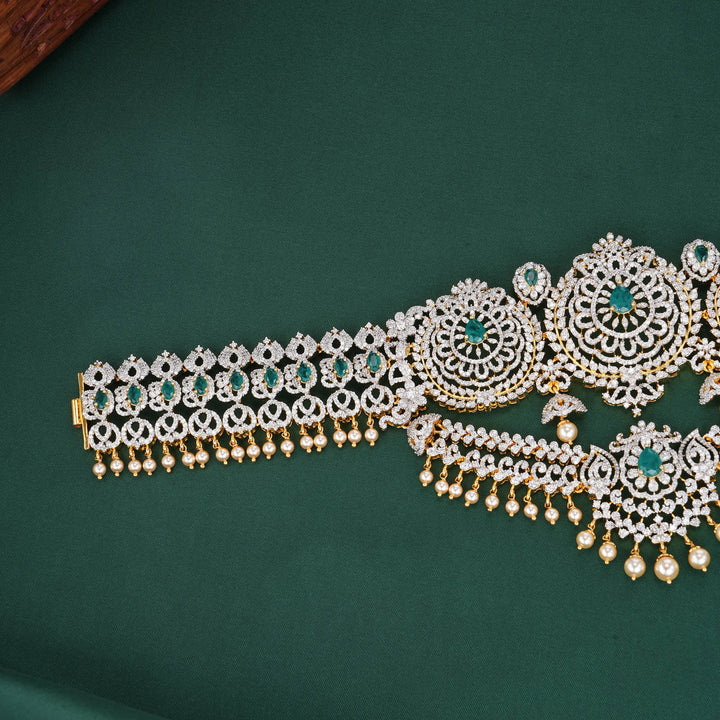 Bridal Diamond Like Oddiyanam