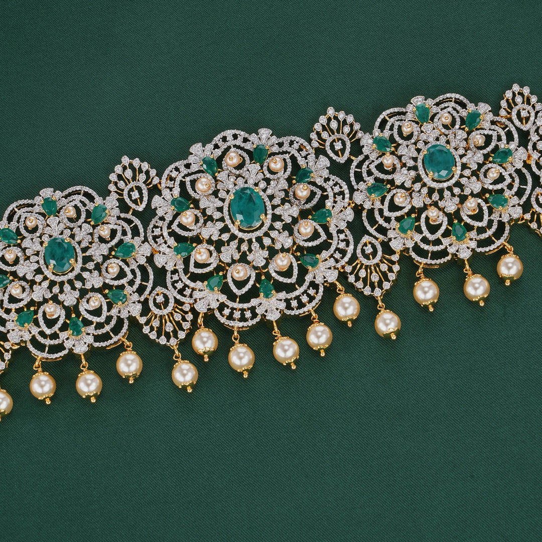 Bridal Nethra Diamond Like Oddiyanam