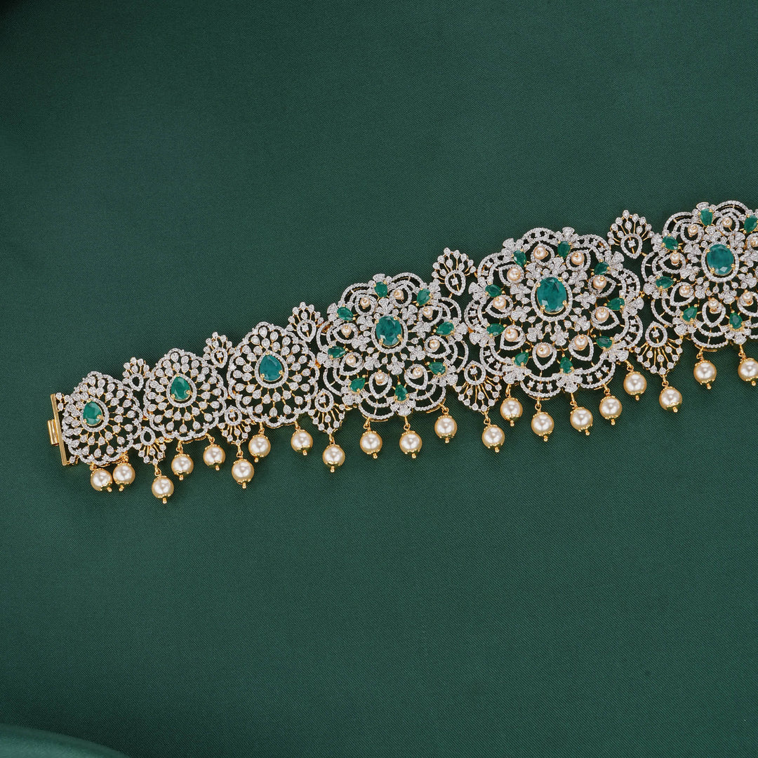 Bridal Nethra Diamond Like Oddiyanam
