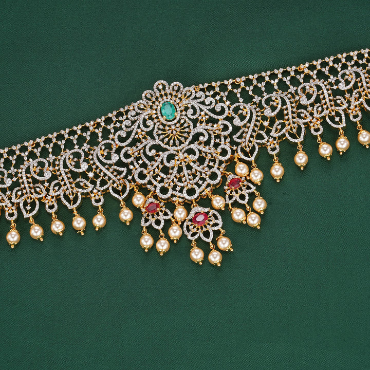 Stunning Diamond Like Oddiyanam