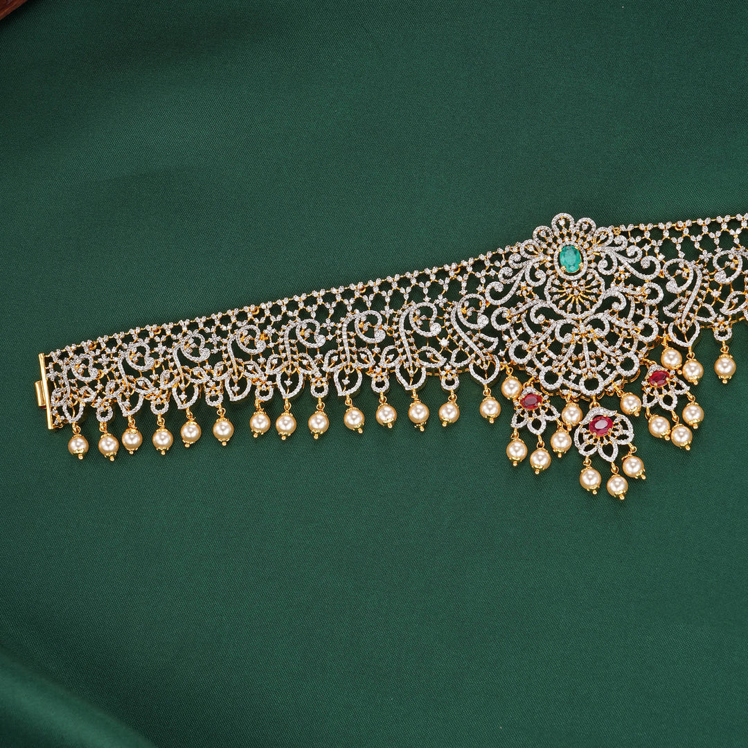 Stunning Diamond Like Oddiyanam
