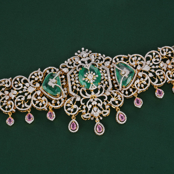 Grand Attractive Diamond Like Oddiyanam