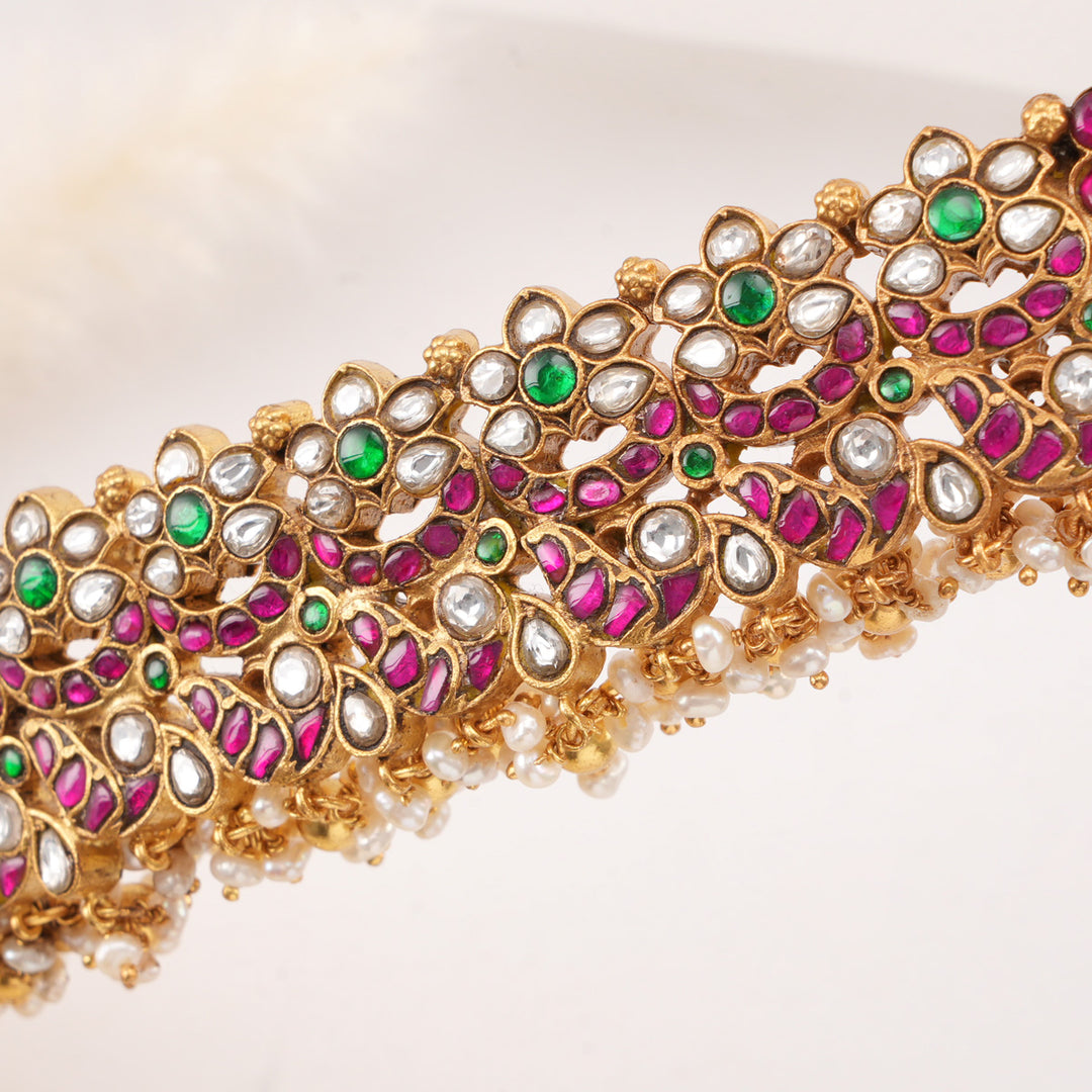 Bridal Kundan Oddiyanam