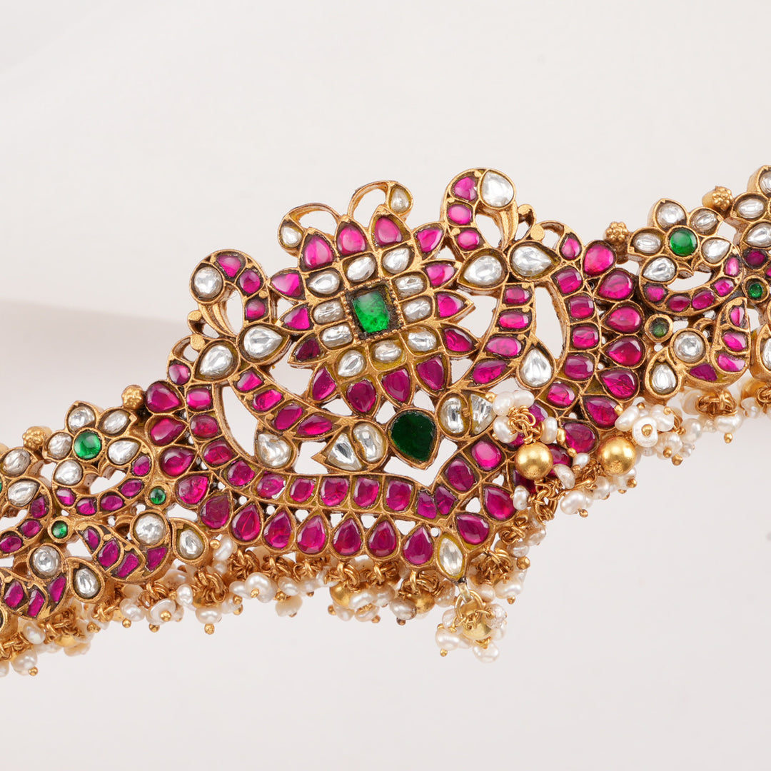 Bridal Kundan Oddiyanam