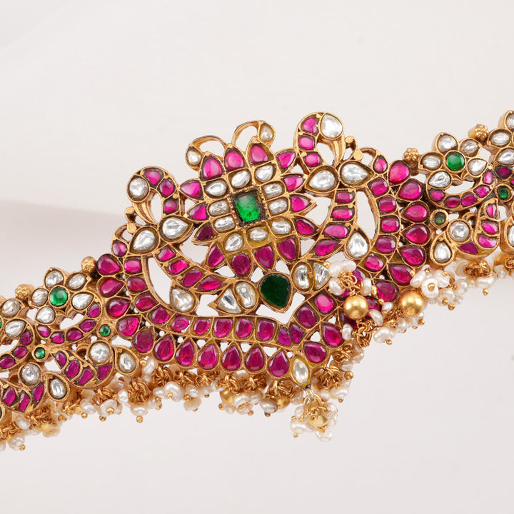 Bridal Kundan Oddiyanam