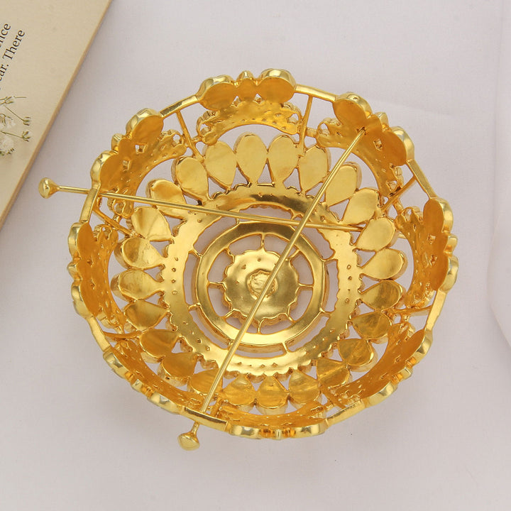 Bridal Kundan Hair Bun Pin