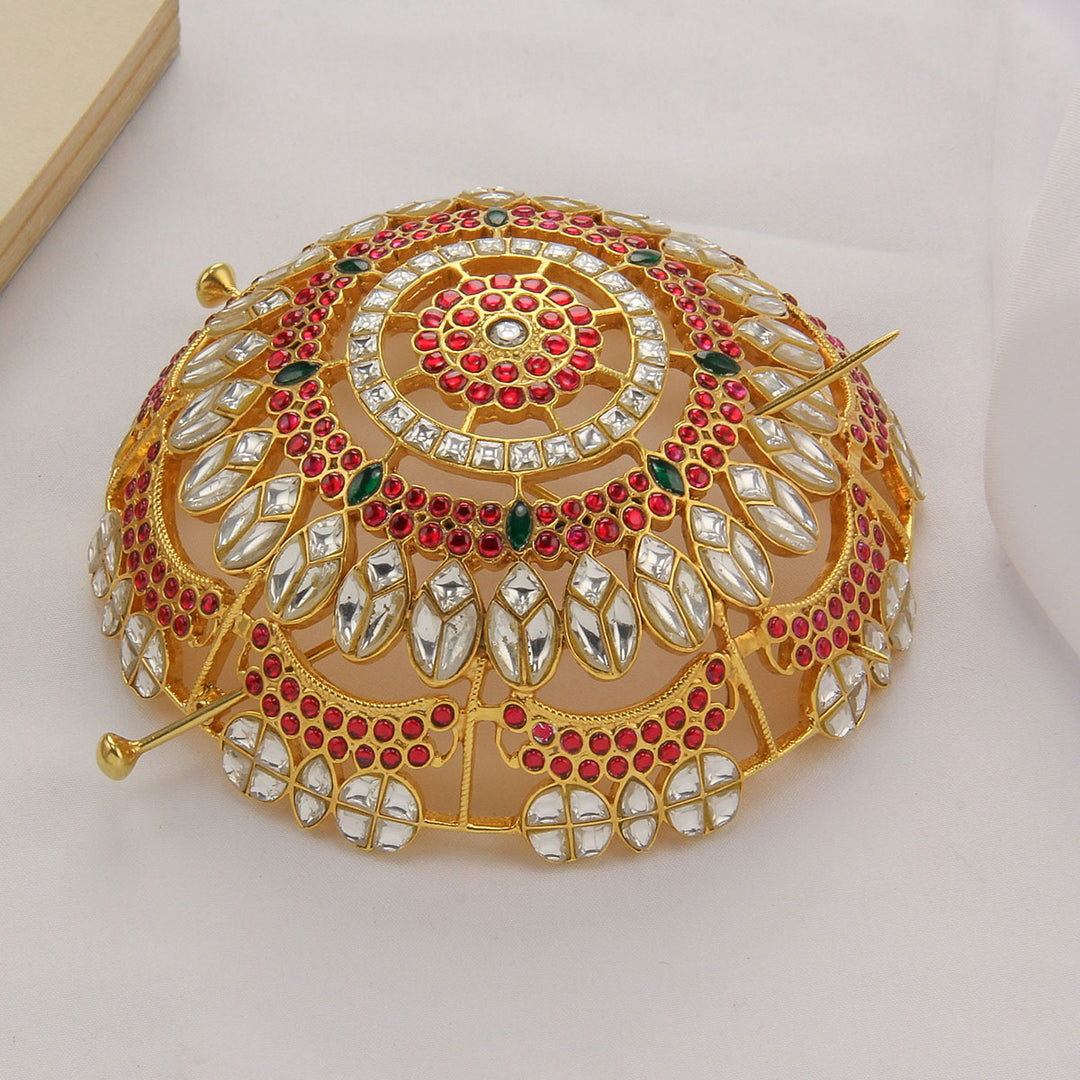 Bridal Kundan Hair Bun Pin