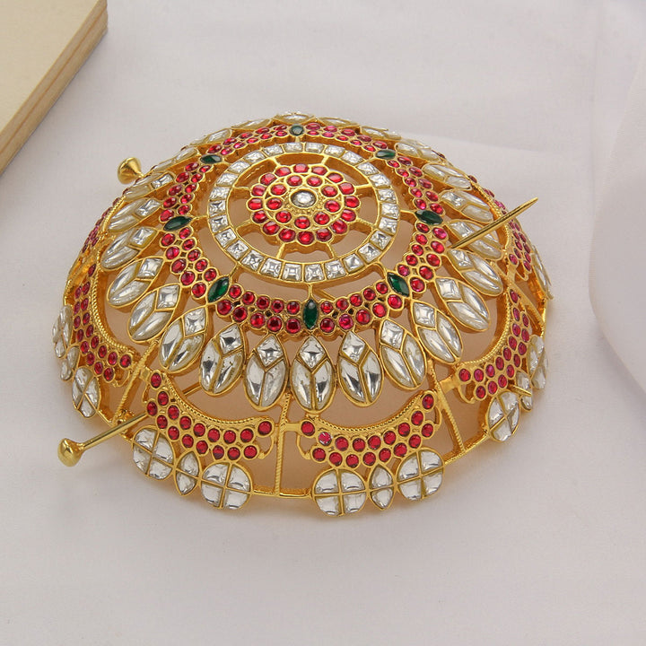Bridal Kundan Hair Bun Pin