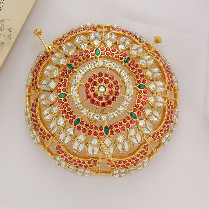 Bridal Kundan Hair Bun Pin