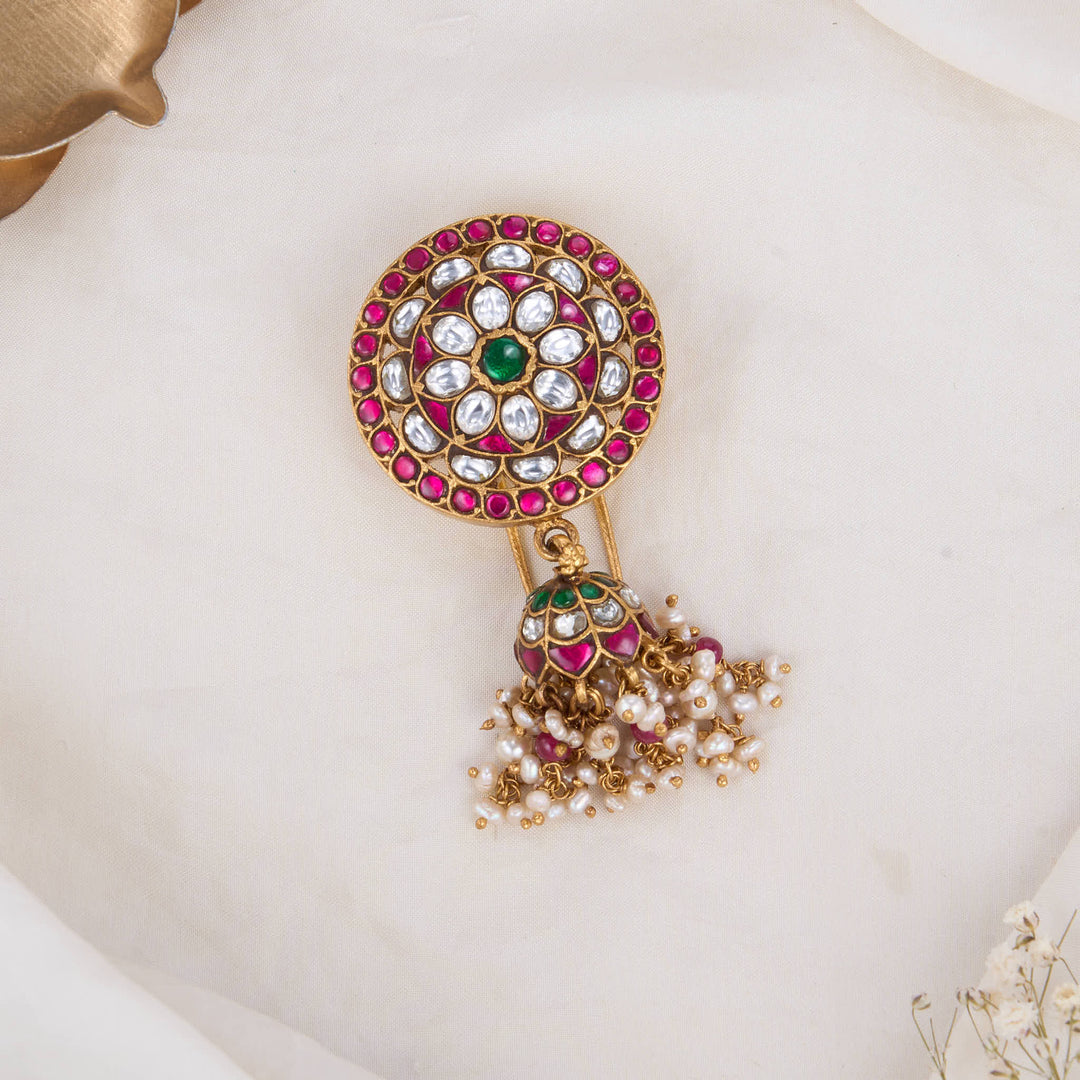 Cute Bridal Kundan Jada Billa