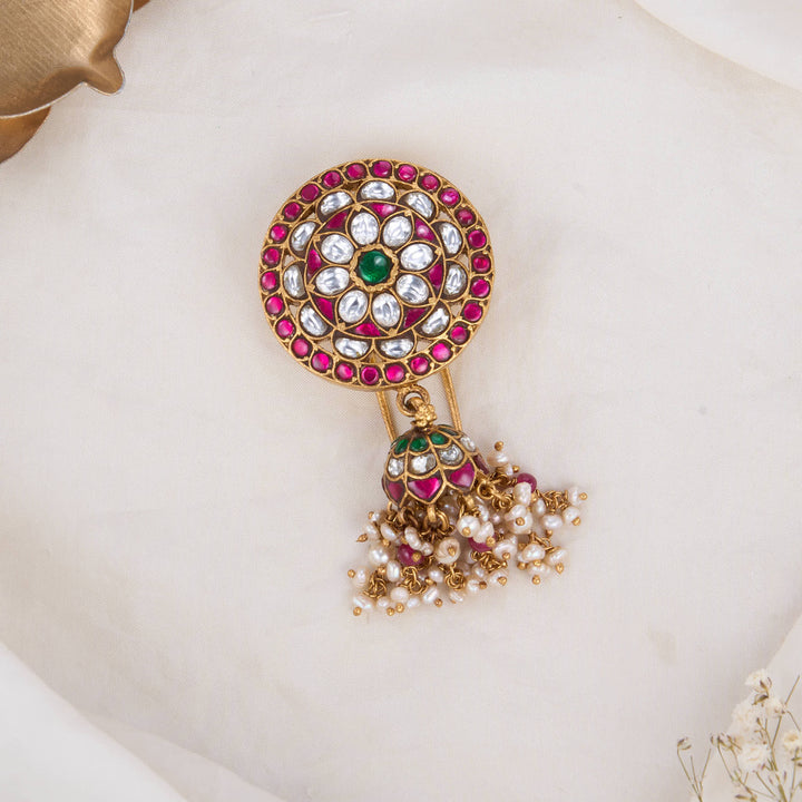 Cute Bridal Kundan Jada Billa