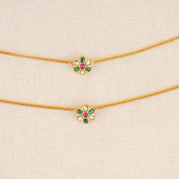Pavithra Kundan Anklet