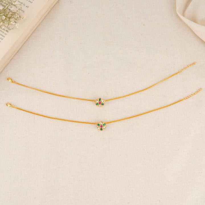 Pavithra Kundan Anklet