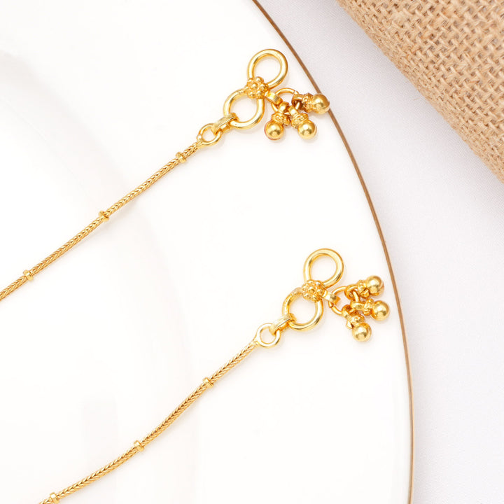 Alluring Kundan Anklet