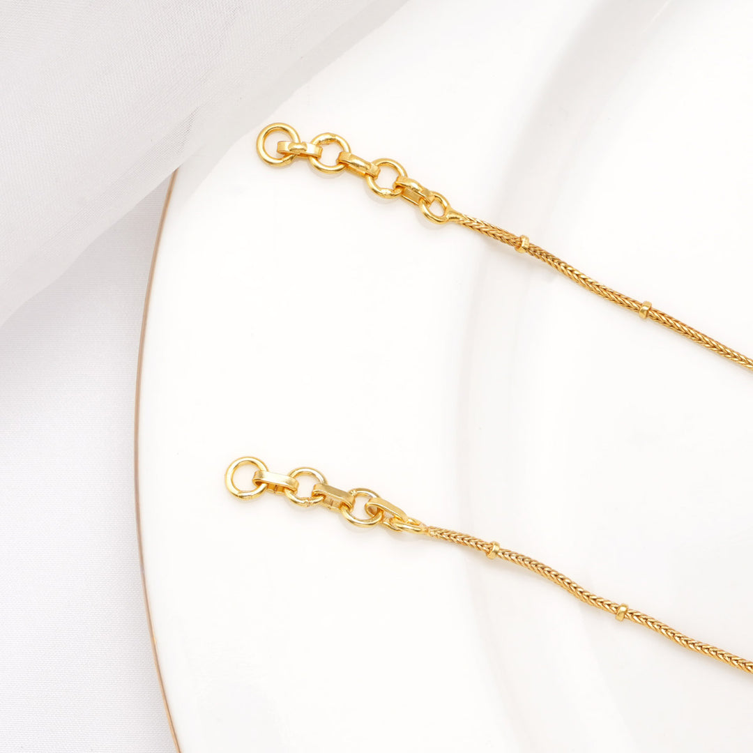 Alluring Kundan Anklet