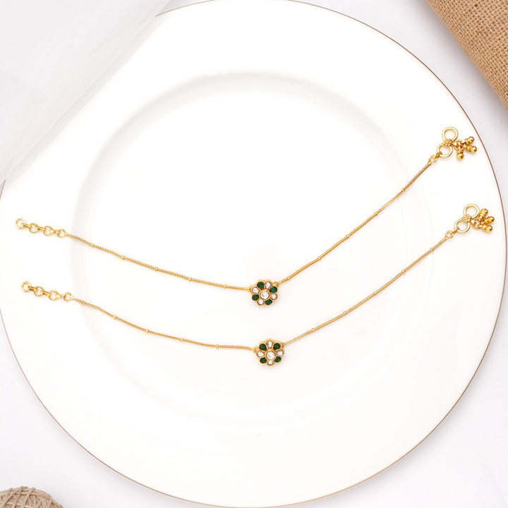 Jeevika Kundan Anklet