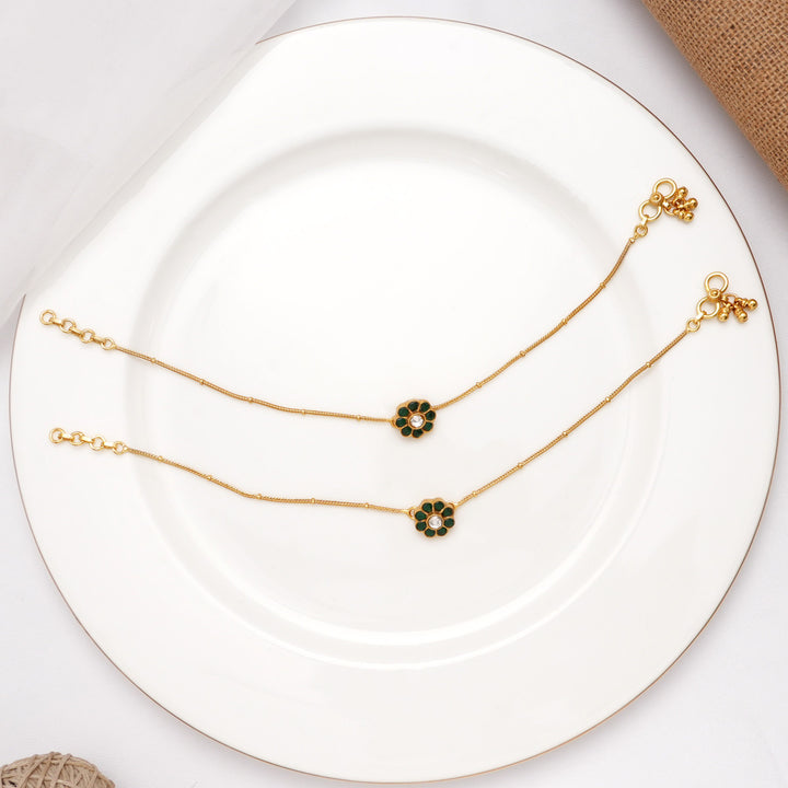 Amazing Kundan Anklet