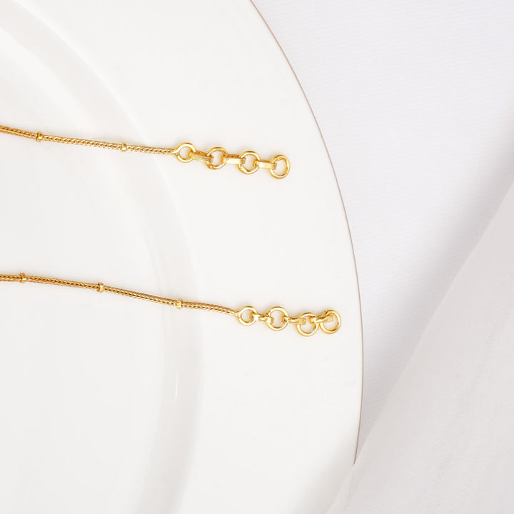 Cute Designed Kundan Anklet