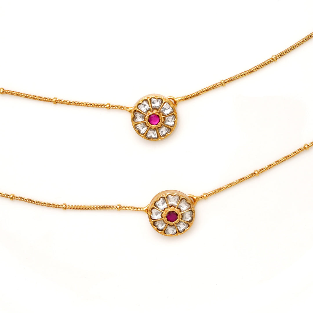 Beautiful Kundan Anklet