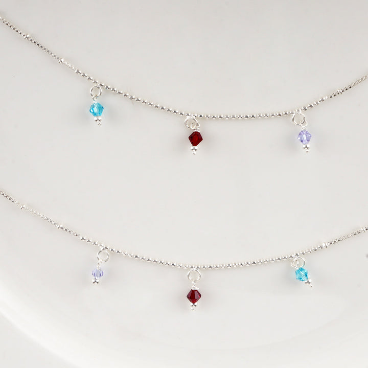 Sparkling Colour Anklets