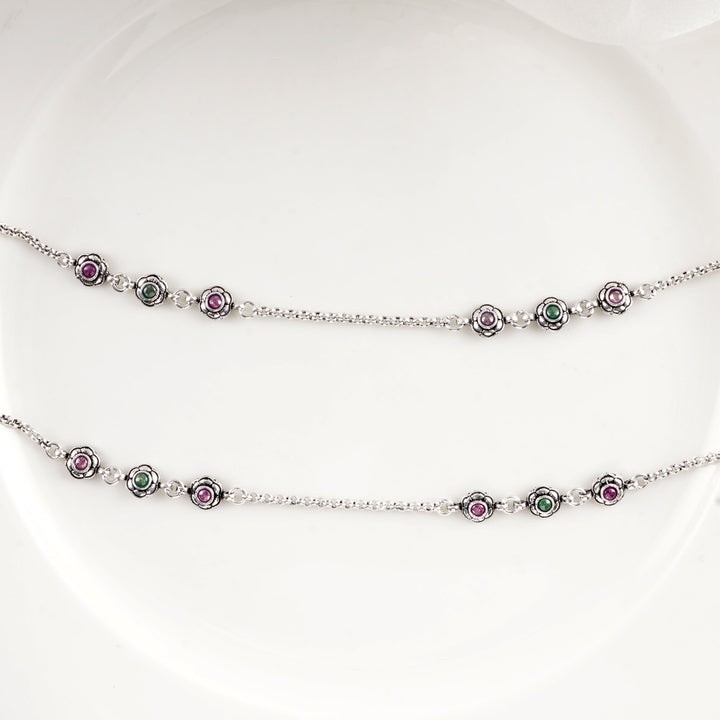 Triyona Anklets