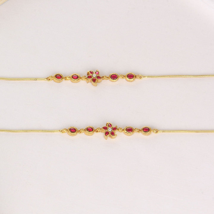 Kaira Kundan Anklet