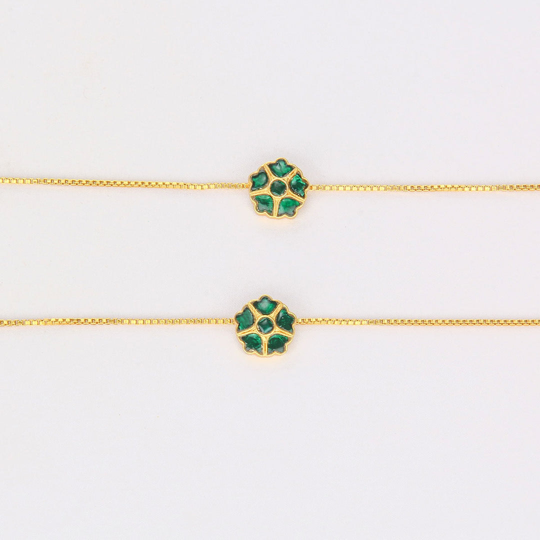 Adline  Kundan Anklet