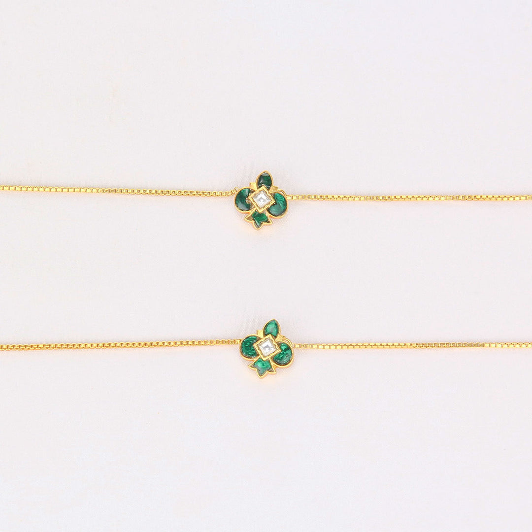 Yatika Kundan Anklet