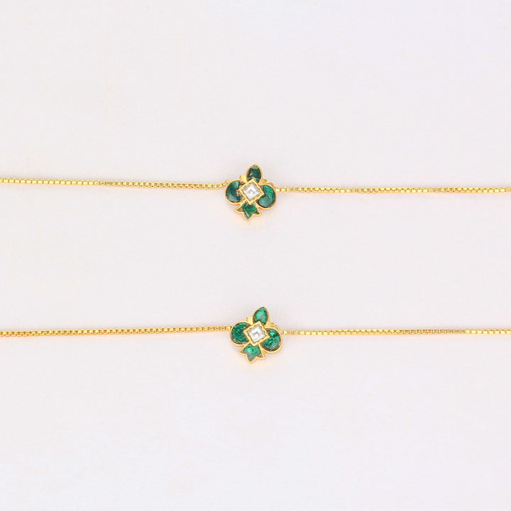 Yatika Kundan Anklet